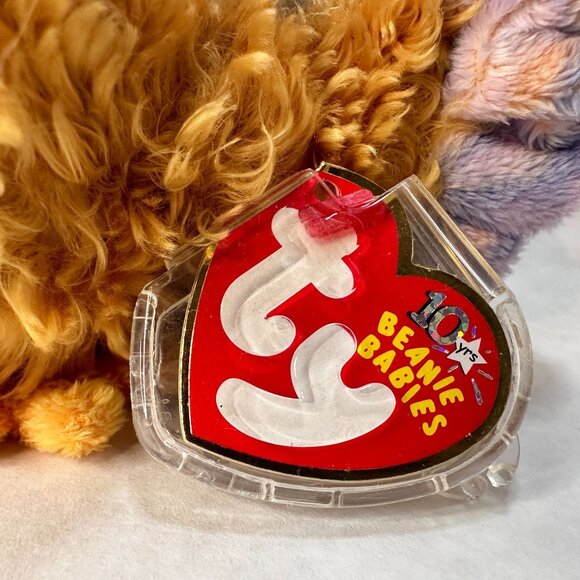 Vintage Ty Beanie Babies TOMMY Turkey Plush Toy 2002 with Tag and Tag Cover 6 in - Picture 3 of 8